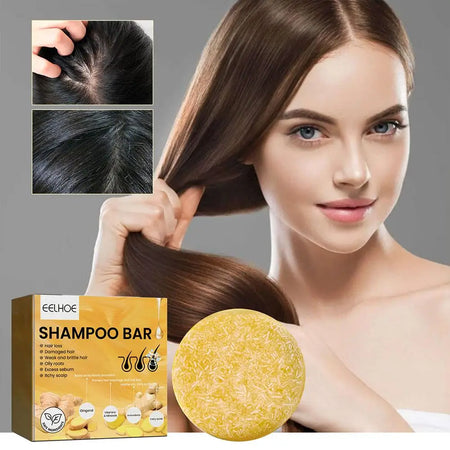 Éclat Gingembre: Shampoing Solide pour des Cheveux Forts et Sains